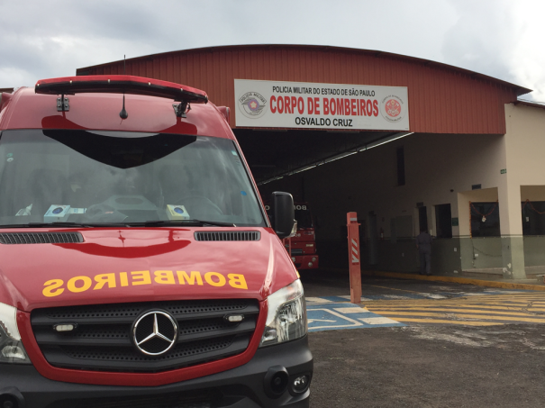 Estação de Bombeiros de Osvaldo Cruz atende duas ocorrências de fogo em lixo em Osvaldo Cruz