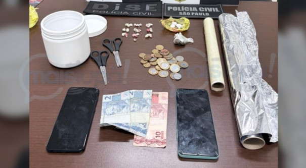 Investigação da DISE desarticula ponto ligado ao tráfico e resulta em prisão em flagrante em Tupã