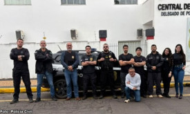 OperaÃ§Ã£o da PolÃ­cia Civil de Iacri faz buscas em Bastos e prende suspeito em Arco-Ãris