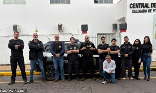 Operação da Polícia Civil de Iacri faz buscas em Bastos e prende suspeito em Arco-Íris