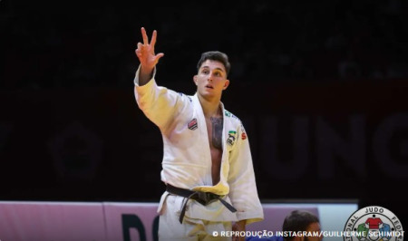 Guilherme Schimidt Ã© ouro e paÃ­s fecha Grand Slam de judÃ´ com 3 pÃ³dios