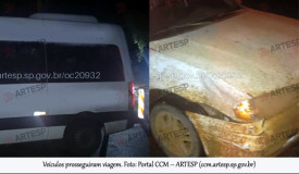 ColisÃ£o entre carro e van mobiliza equipes na Rodovia SP-294 em Adamantina; apesar do susto, ninguÃ©m ficou ferido