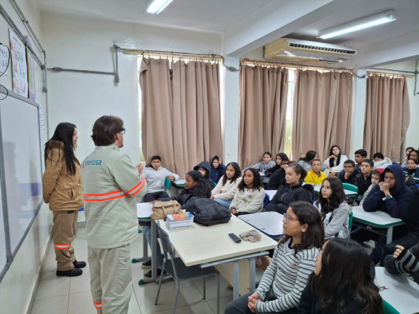 Energisa promove palestras sobre riscos elétricos para estudantes e trabalhadores da região