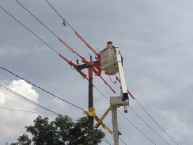 Energisa programa serviÃ§os de melhorias na rede elÃ©trica que abastece ParapuÃ£
