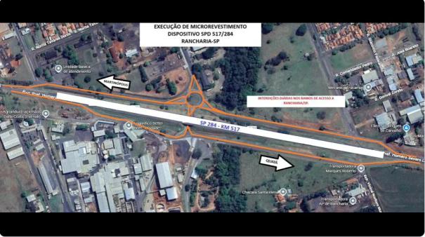 Obras de recuperação em trevos de acesso e retorno causam interdições na Rodovia Homero Severo Lins