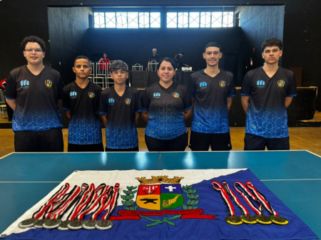 Osvaldo Cruz conquista tÃ­tulo inÃ©dito no tÃªnis de mesa masculino dos Jogos Regionais
