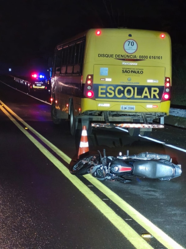 Motociclista morre em acidente na SP-294, em Flórida Paulista