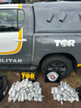 PolÃ­cia RodoviÃ¡ria prende motorista paraguaio com quase 41 kg de 