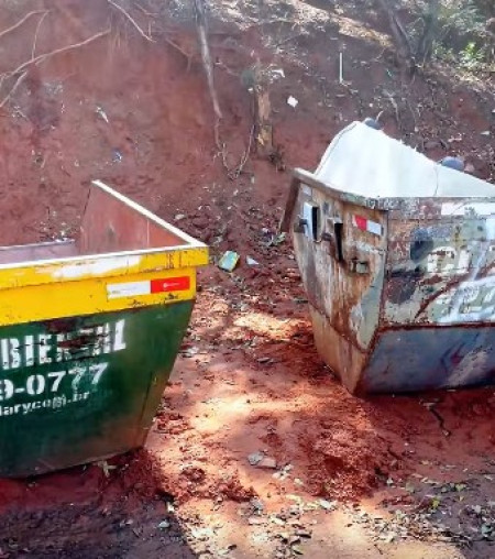 SAMA define novo ponto para caÃ§ambas comunitÃ¡rias na Vila EsperanÃ§a