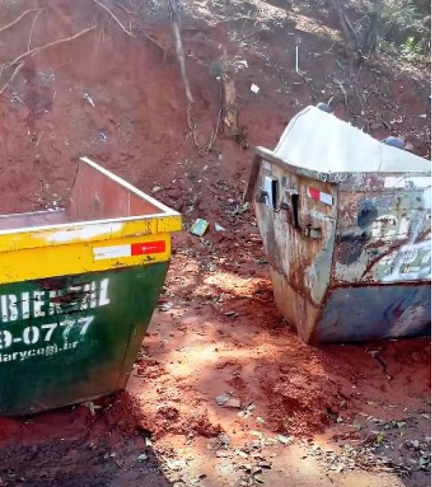 SAMA define novo ponto para caçambas comunitárias na Vila Esperança