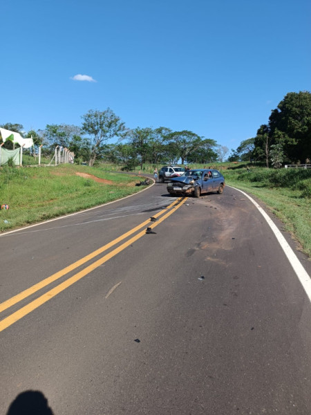 Acidente entre um Volkswagem gol e uma moto cg 160 deixou uma vÃ­tima fatal em Tarabai