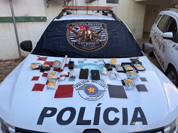 Homem foi preso por tráfico de drogas nesta terça-feira(13) em Osvaldo Cruz