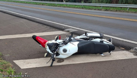 Motociclista sofre ferimentos em acidente na SP-425 em RinÃ³polis