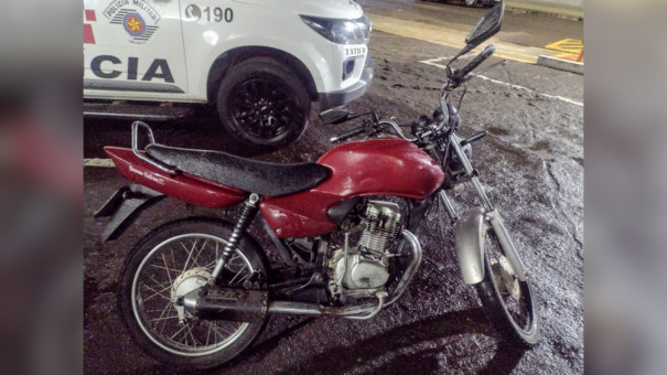 Rapaz é preso por adulteração de sinal identificador de motocicleta