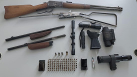 Homem Ã© preso em flagrante com armas e muniÃ§Ãµes de fabricaÃ§Ã£o caseira em sÃ­tio no Parque Furquim, em Presidente Prudente