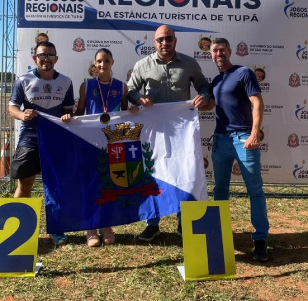 Atleta de Osvaldo Cruz conquista ouro no salto em distância nos Regionais de Tupã e garante vaga nos Jogos Abertos do Interior