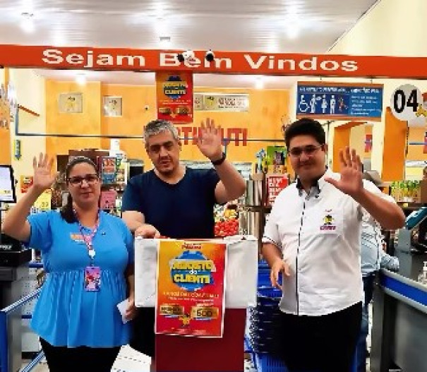 Supermercado Bandeiras encerra Campanha ‘Agosto do Cliente’ de aniversário da Loja 2