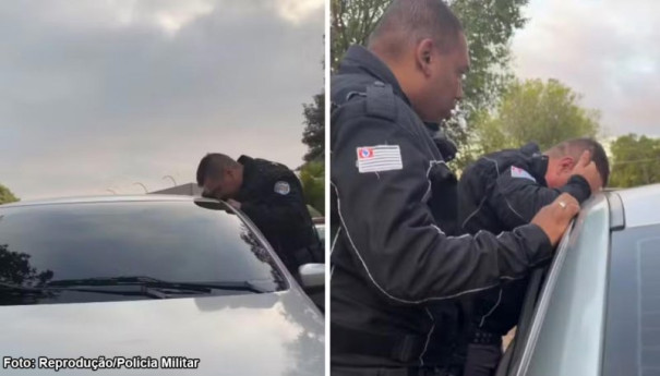 Bebê de seis meses é resgatado por policiais após ficar trancado dentro de carro em Presidente Venceslau