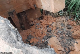 Cabeceira de ponte cede e vicinal Bastos-TupÃ£ Ã© totalmente interditada