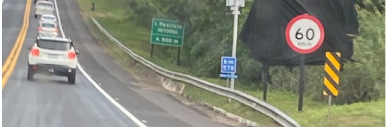 AtenÃ§Ã£o motorista: Velocidade mÃ¡xima em trecho da SP-294 com radar Ã© reduzida para 60 km/h em InÃºbia Paulista