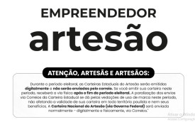 OC promove Dia do Empreendedor ArtesÃ£o com emissÃ£o da Carteira do ArtesÃ£o e orientaÃ§Ã£o aos profissionais