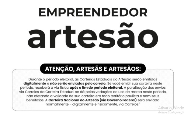 OC promove Dia do Empreendedor Artesão com emissão da Carteira do Artesão e orientação aos profissionais