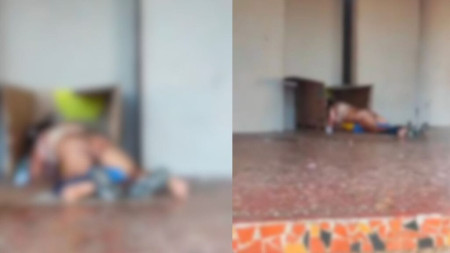 Casal Ã© flagrado mantendo relaÃ§Ã£o sexual em praÃ§a central de ParapuÃ£