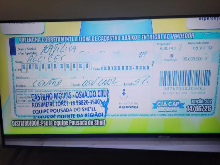 Morador de Osvaldo Cruz ganha mais R$ 15 mil em TÃ­tulo de CapitalizaÃ§Ã£o, dois meses depois de ganhar R$ 250 mil