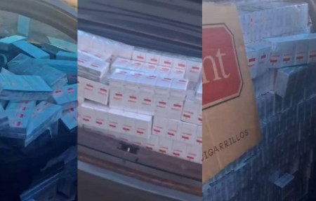 Homem Ã© preso com 40 mil maÃ§os de cigarros de origem estrangeira dentro de carro em Presidente EpitÃ¡cio