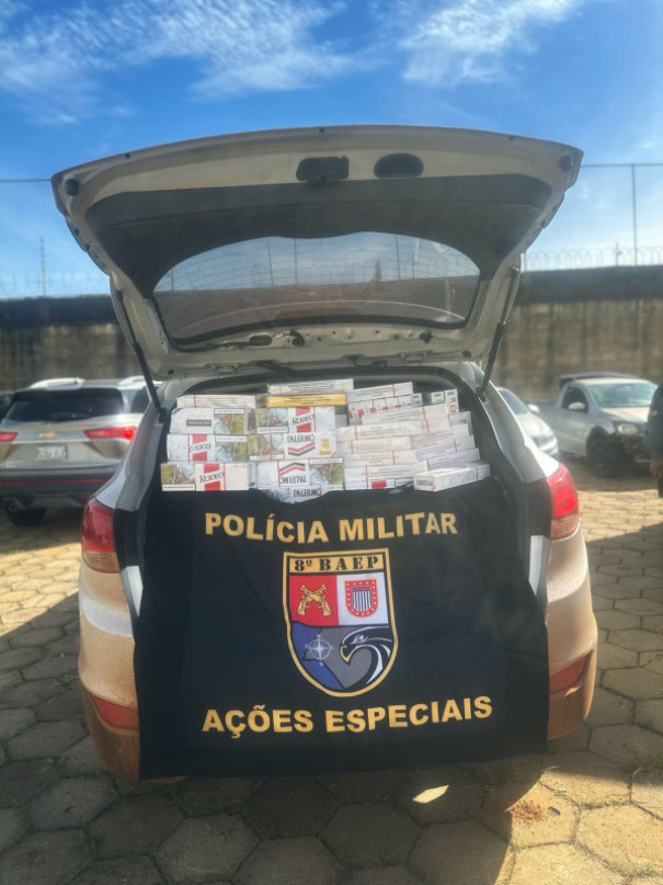 Quatro veículos com cigarros e produtos eletrônicos oriundos do Paraguai são apreendidos na região de Presidente Prudente