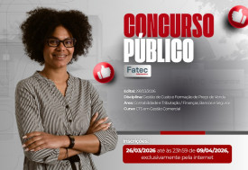 Oportunidade: Fatec Adamantina abre concurso para professores em trÃªs disciplinas