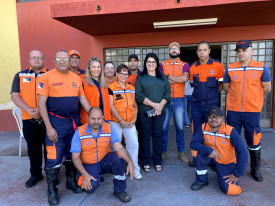 Osvaldo Cruz participa da entrega de equipamentos e treinamento da Defesa Civil do Estado