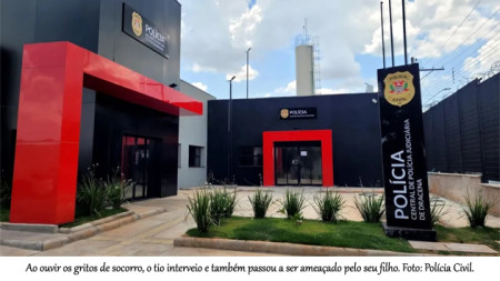 Filho tenta enforcar a prÃ³pria mÃ£e e ameaÃ§a tio com faca em Ã¡rea rural de Dracena