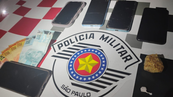 Casal é preso por tráfico de drogas após ação da Polícia Militar em Adamantina