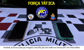 Dupla Ã© presa por trÃ¡fico de drogas apÃ³s abordagem na Rodovia SP-294, em JunqueirÃ³polis