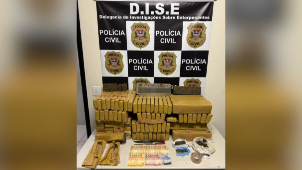 Polícia Civil desarticula ‘casa bomba’ e apreende 120 kg de maconha no Parque Residencial União