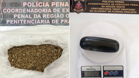 Mulheres sÃ£o flagradas tentando entrar com drogas nas penitenciÃ¡rias de FlÃ³rida Paulista e Pracinha