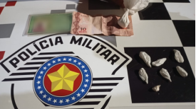 Homem Ã© flagrado pela PM com porÃ§Ãµes de cocaÃ­na em FlÃ³rida Paulista