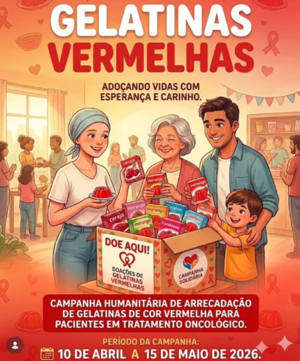 Bombeiros lançam campanha ‘Gelatinas Vermelhas’ para doar para hospitais que tratam pacientes com câncer 
