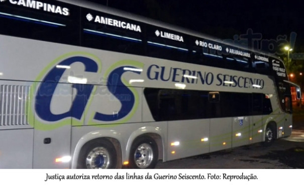 Justiça autoriza retorno das linhas da Guerino Seiscento