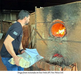 PolÃ­cia Civil incinera mais de 40 quilos de drogas na Nova Alta Paulista