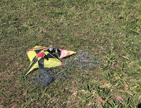 Linhas de pipa com material cortante sÃ£o encontradas em local onde garota foi atingida no pescoÃ§o e morreu