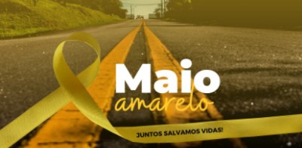 Demutran de OC realiza mais uma ação de conscientização sobre o Maio Amarelo