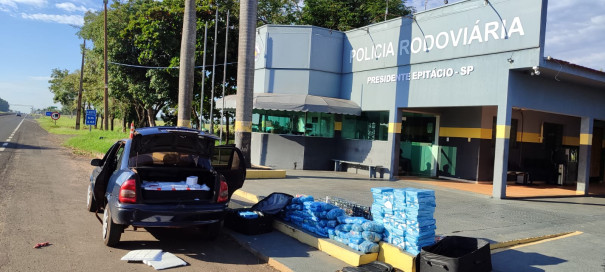 Carga de mercadorias sem nota fiscal avaliada em quase R$ 400 mil é apreendida na Rodovia Raposo Tavares, em Presidente Epitácio