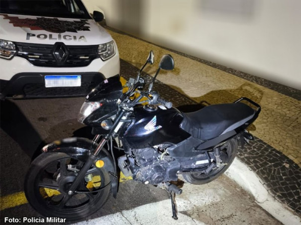 Indivíduo é surpreendido em Tupã com motocicleta furtada em São Caetano do Sul