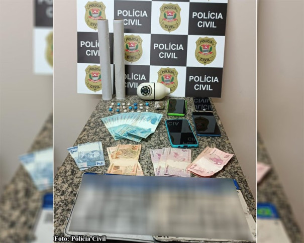 Polícia Civil de Iacri prende homem por tráfico de drogas durante Operação Ruptura