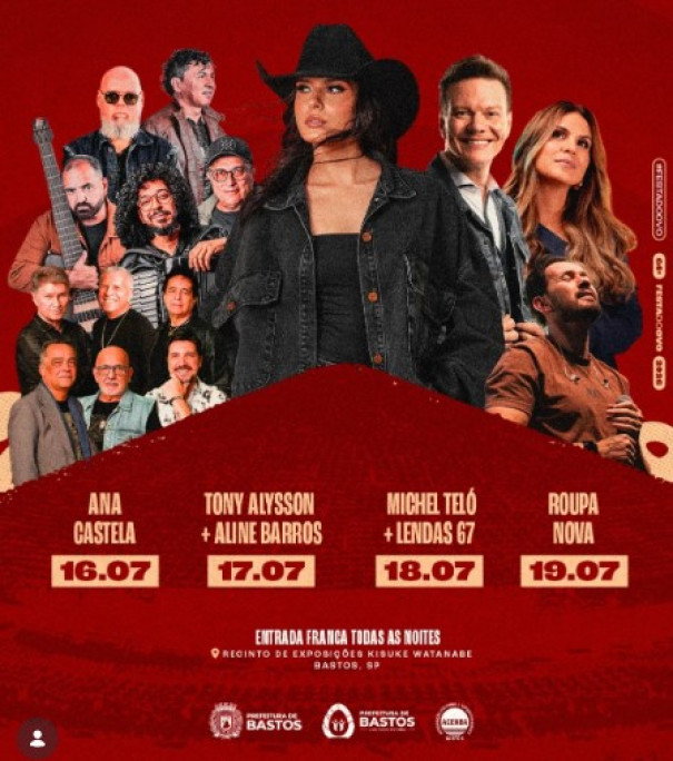 Bastos realiza a 64ª Festa do Ovo com grandes shows e portões abertos