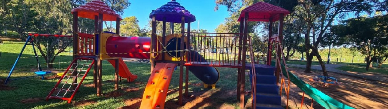 Playground do Parque Abel Rebolo Ã© interditado temporariamente para conclusÃ£o das obras em Osvaldo Cruz