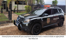 Homem condenado a 11 anos por crimes sexuais Ã© capturado em PaulicÃ©ia