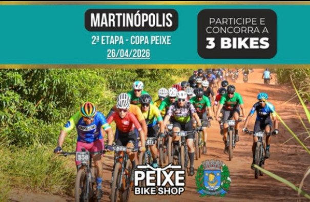 Martinópolis sedia 2ª etapa da Copa Peixe de Ciclismo 